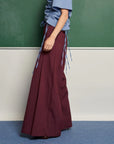 Kiraz Pleat Trousers - Burgundy