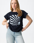 Ella T Shirt - Navy