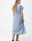 Camomila Dress - Blue Stripe