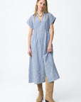 Camomila Dress - Blue Stripe