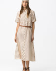 Lunatica Shirt Dress - Beige