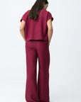 Cooke Wide Trousers - Burgundy
