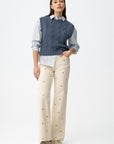 Bonnie HW Wide Floral - Beige