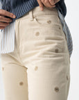 Bonnie HW Wide Floral - Beige
