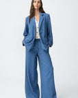 Turq Wide Trousers - Blue
