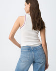 Acacia Knit Tank - White