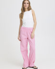 Jilma Gingham Trousers - Pink