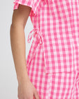 Felica Gingham Top - Pink