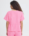 Felica Gingham Top - Pink