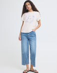 Novola Print T - White