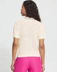 Dotia Knit Polo - Beige