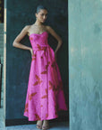 Lorena Midi Dress - Pink