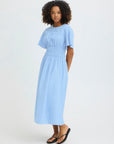 Gwenda Midi Dress - Blue