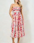 Billy Bandeau Midi Dress