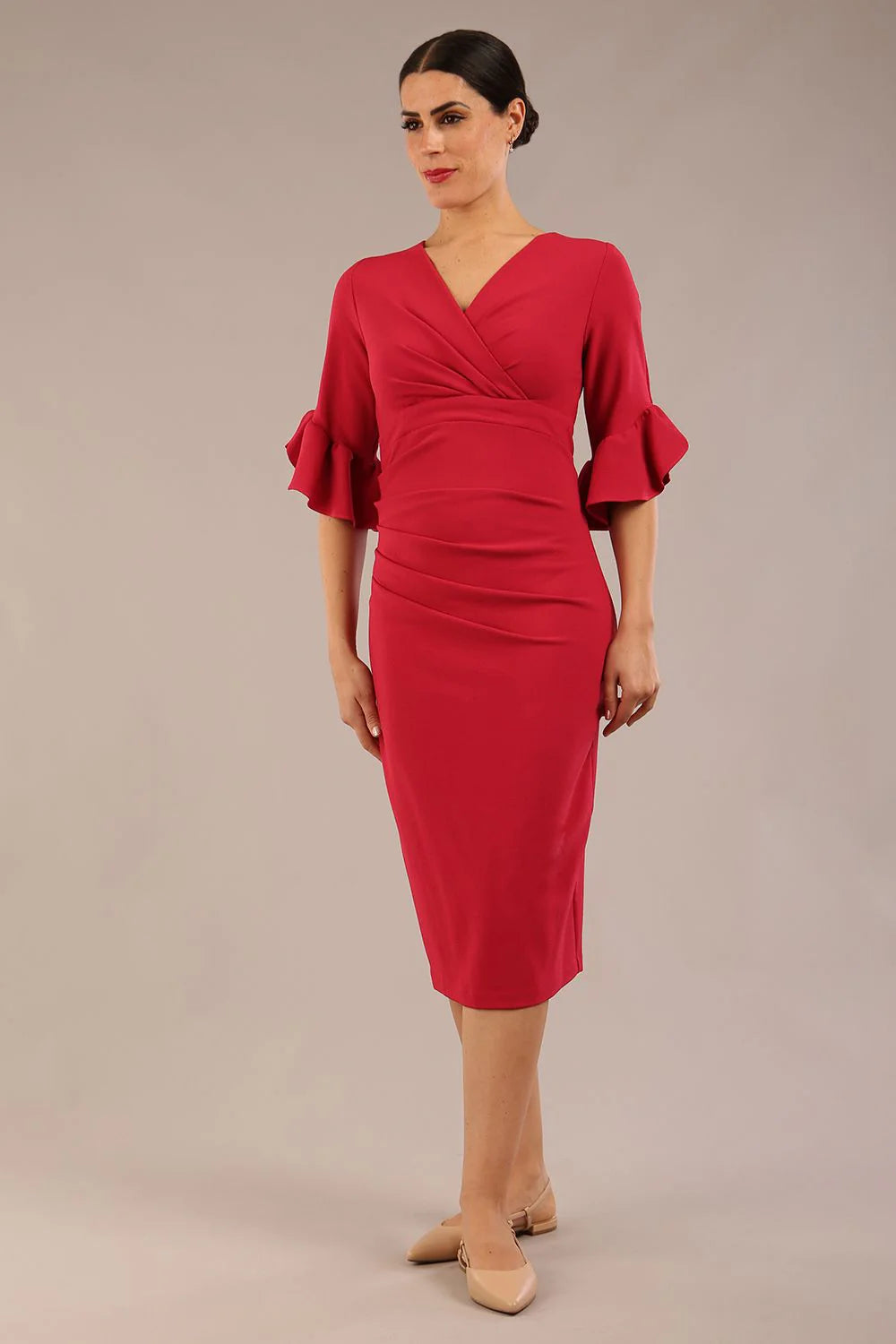Hollie dress red – Harper - Main Image