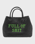 Vegan Full of Shit bag - Green