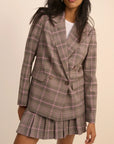 Alicia check blazer