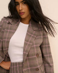 Alicia check blazer