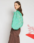 Vine Bow Blouse - Mint