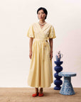 Molly Wrap Dress - Lemon