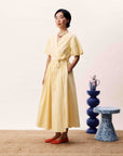 Molly Wrap Dress - Lemon