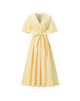 Molly Wrap Dress - Lemon