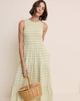 Charlie Gingham Dress - Green