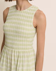 Charlie Gingham Dress - Green