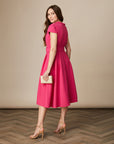 The Charlotte Dress - Fuschia