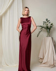 Coco BM Satin Dress - High Neck