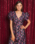 Fortunes Print Midi Dress