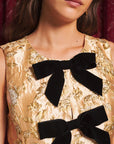 Lyra Bow Mini Dress