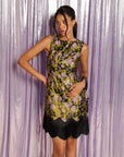 Alexis jacquard mini dress