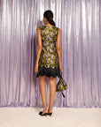 Alexis jacquard mini dress