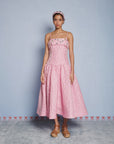 Posy Jacquard Midi Dress
