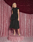 Elixir Ruffle Midi Dress
