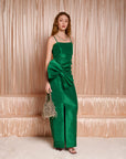 Panache taffeta dress - Emerald