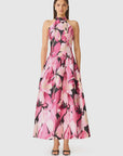 Lumiflora halter gown
