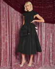 Elixir Ruffle Midi Dress