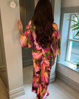 Eugenia Wrap Dress - Pink