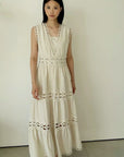 Evika Lace Midi - Beige