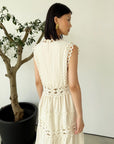 Evika Lace Midi - Beige