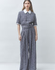 Jerk Wide Trousers - Grey