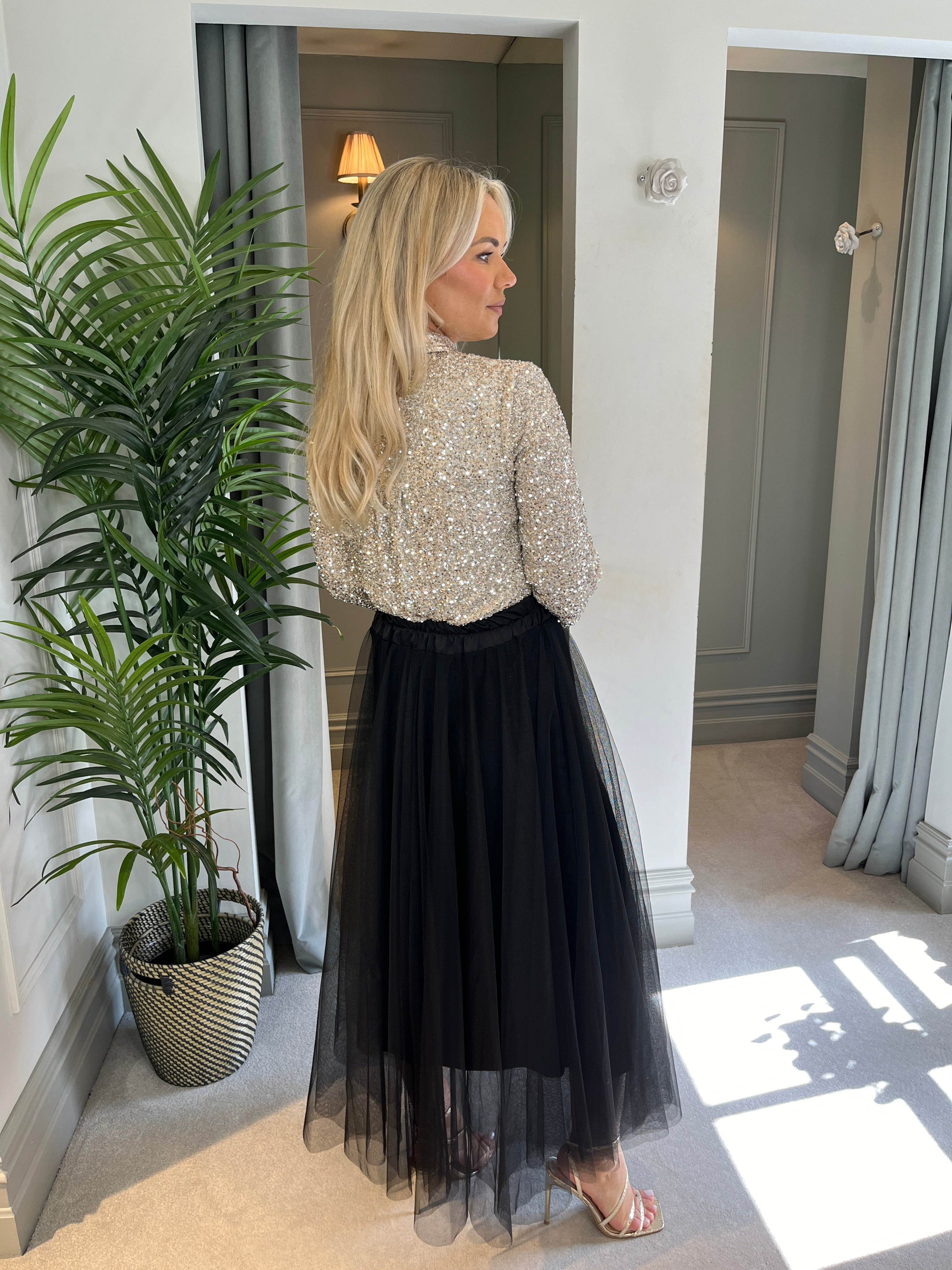 Matilda tulle skirt black Harper