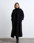 Jean Midi Coat - Black