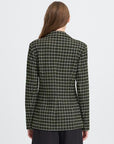 Kate Check Blazer - Green