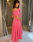 Kristina Flare Dress - Candy Pink