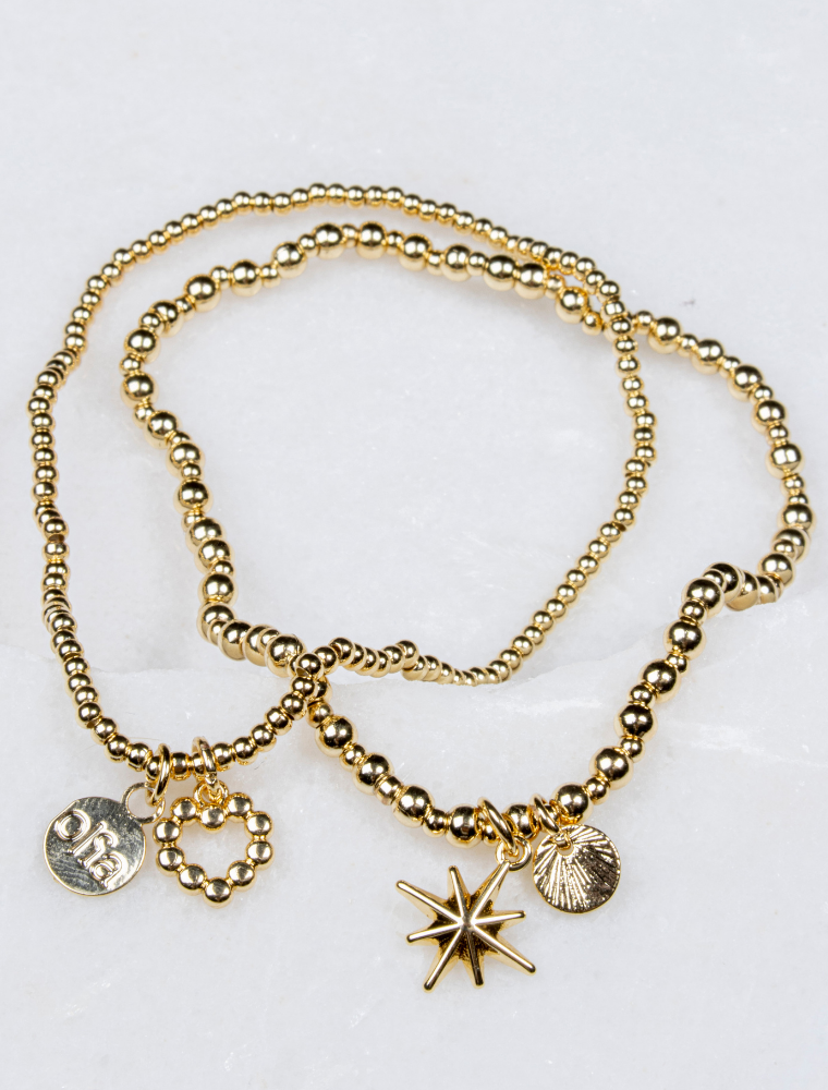 Louisa Dainty Bracelet Set - Gold