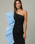 Malcolm Frill Dress - Black