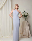 Knot One Shoulder BM - Crepe